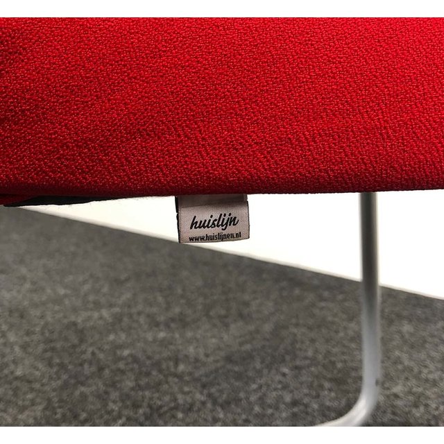 Lima Stoel Rood - Aluminium Onderstelv