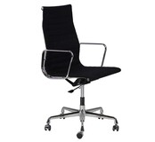 Vitra EA 119 Eames Bureaustoel | Zwart & Chroom