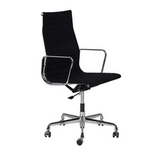 Vitra EA 119 Eames Bureaustoel | Zwart & Chroom