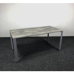 Ahrend 700 Bureautafel - 160 x 80 cm | Betonlook Blad