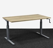 Gispen TM Slingerbureau - 140 x 80 cm | Grijs Onderstel