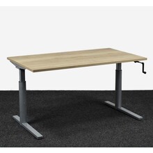 Gispen TM Slingerbureau Grijs 140 x 80 cm