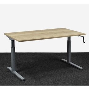 Gispen TM Slingerbureau - 140 x 80 cm | Grijs Onderstel