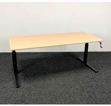 Gispen TM Slingerbureau - 160 x 80 cm | Zwart Onderstel