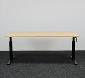 Gispen TM Slingerbureau - 160 x 80 cm Nieuw Blad Naar Keuze