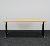 Gispen TM Slingerbureau - 160 x 80 cm | Zwart Onderstel