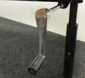 Gispen TM Slingerbureau - 160 x 80 cm | Zwart Onderstel