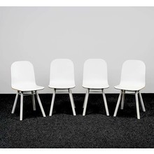 [SET] 4 Carvi Design Stoelen - Wit