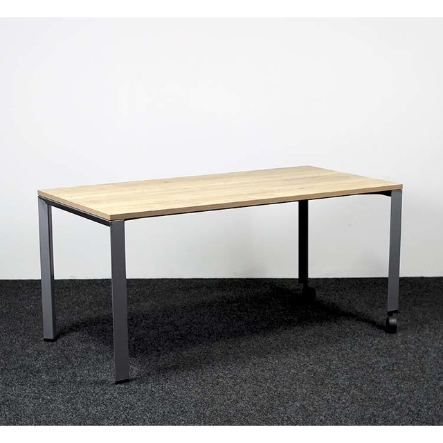 Refurbished Ahrend 700 Verrijdbare Kantinetafel 160 x 80 cm