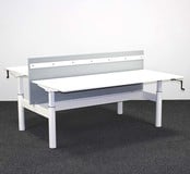 Gispen TM Duo Slinger Bureau |180 x 80 cm Nieuw Blad Naar Keuze