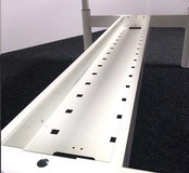 Gispen TM Duo Slinger Bureau |180 x 80 cm Nieuw Blad Naar Keuze