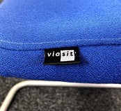 ViaSit Vergaderstoel Blauw - Aluminium Frame