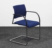 Van der Sluis Vergaderstoel Emo - Blauw