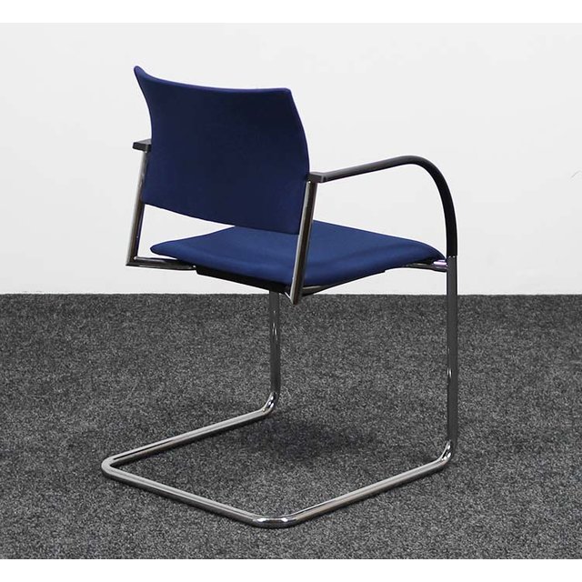 Van der Sluis Emo Vergaderstoel Blauw