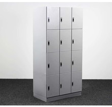 Van Esch Lockerkast 12-Vakken Grijs | 185 x 90 x 50 cm