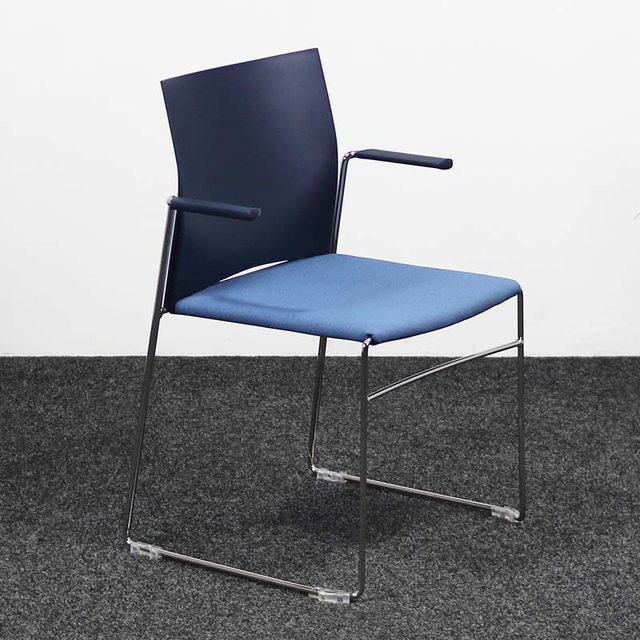 FP Collection A450 Kantinestoel Kunststof - Blauw