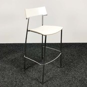 Barkruk Wit - Van der Sluis Quasi Barkruk Wit - Van der Sluis Quasi