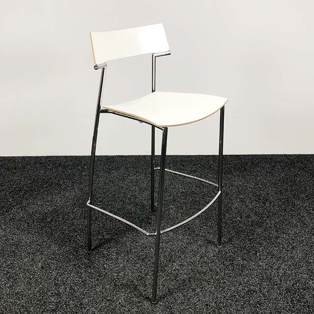 Barkruk Wit - Van der Sluis Quasi Barkruk Wit - Van der Sluis Quasi