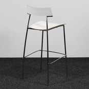 Barkruk Wit - Van der Sluis Quasi Barkruk Wit - Van der Sluis Quasi