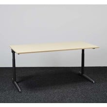 Ahrend 500 Bureau - 160 x 80 cm | Antraciet Onderstel