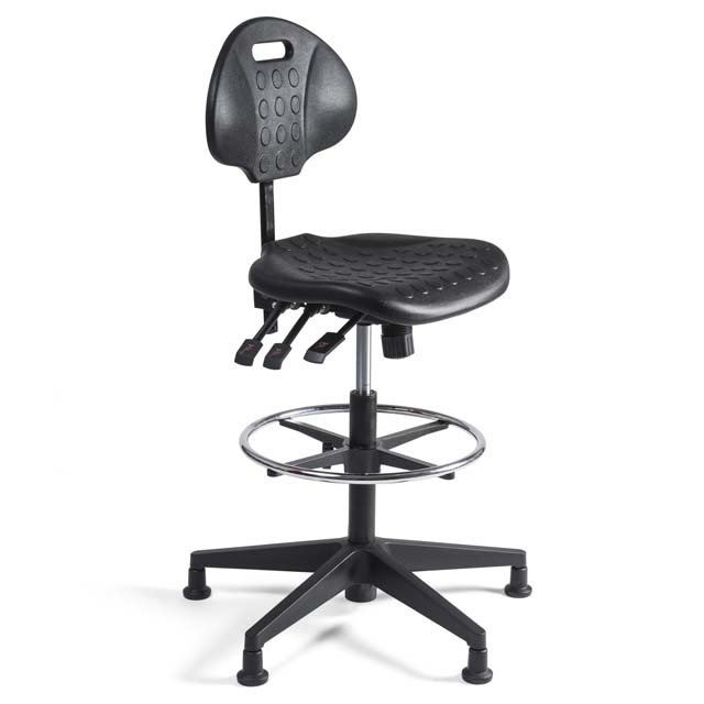 Werkstoel Hoog PU Nylon