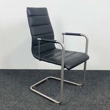 Vergaderstoel Zwart Leer