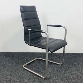 Vergaderstoel Zwart Leer