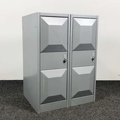 Lockerkast Grijs 103x75x56 cm - 2 Deuren