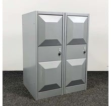 Lockerkast Grijs 103x75x56 cm - 2 Deuren