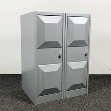 Lockerkast Grijs 103x75x56 cm - 2 Deuren