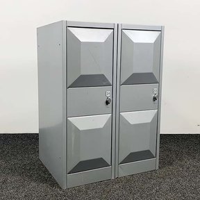 Lockerkast Grijs - 2 Deuren | 103 x 75 x 56 cm