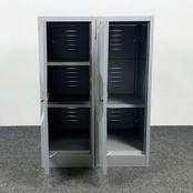 Lockerkast Grijs - 2 Deuren | 103 x 75 x 56 cm