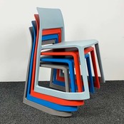Vitra Tip Ton Stoel - Blauw