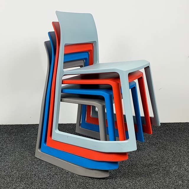 Vitra Tip Ton Stoel - Blauw