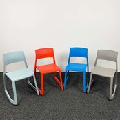 Vitra Tip Ton Stoel - Blauw