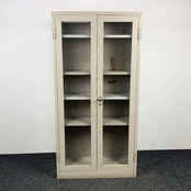 Medicijn Vitrinekast Metaal - Industrieel