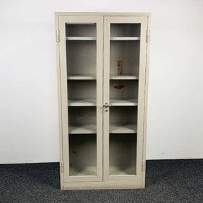 Medicijn Vitrinekast Metaal - Industrieel