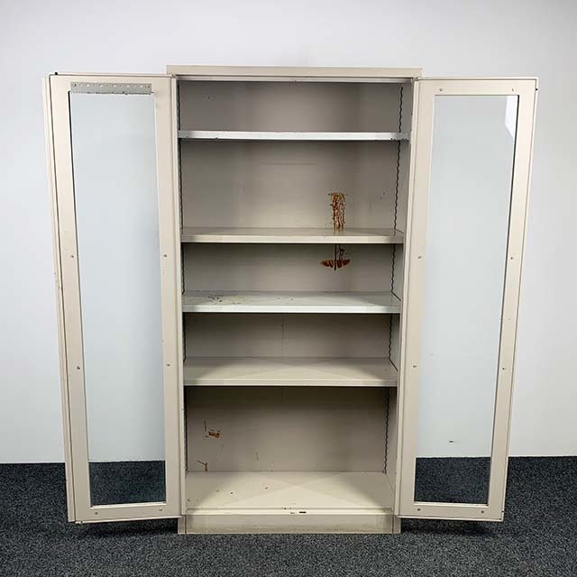 Medicijn Vitrinekast Metaal - Industrieel