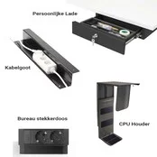 Arbo Zit-Sta Bureau NPR Motion - Elektrisch Verstelbaar | 200x100 cm