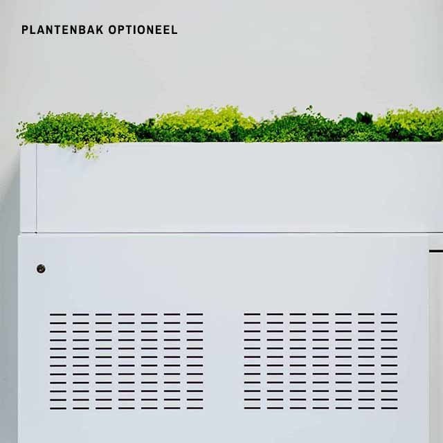 Schaffenburg Akoestische Schuifdeurkast - Wit 160 cm breed Schaffenburg Akoestische Schuifdeurkast - Wit 160 cm breed