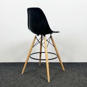 Bux Barkruk - Zwarte Kunststof Zitting