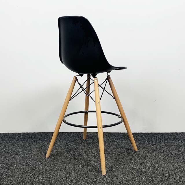 Bux Barkruk - Zwarte Kunststof Zitting