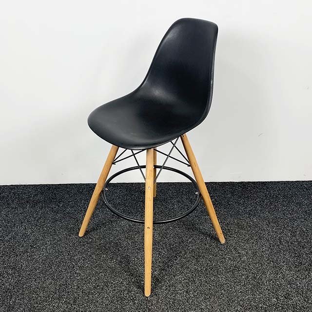 Bux Barkruk - Zwarte Kunststof Zitting