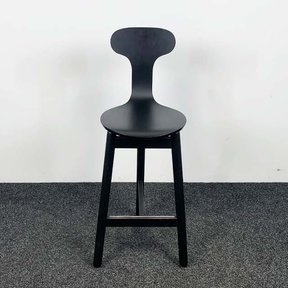 DUM Office Beech Stool Barkruk - Met Rugleuning