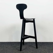 DUM Office Beech Stool Barkruk - Met Rugleuning
