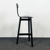 DUM Office Beech Stool Barkruk - Met Rugleuning