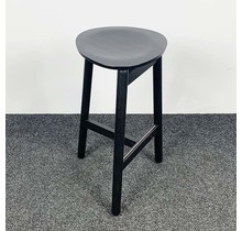 DUM Office Beech Stool Barkruk - Zwart