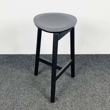 DUM Office Beech Stool Barkruk - Zwart