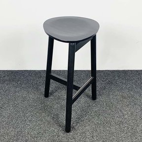 DUM Office Beech Stool Barkruk - Zwart