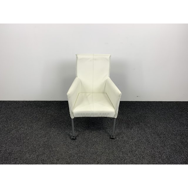 [SET] 4 Verrijdbare Stoel Wit